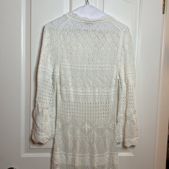 EUC ERES crocheted lace maxi dress beach cover size M - Picture 10 of 11